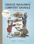 Cover: Strategic Management and Competitive Advantage - Pearson