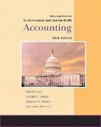 Enlarge image Cover: Introduction to Government and Not-for-Profit Accounting - Pearson