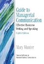 Cover: Guide to Managerial Communication (Guide to Business Communication Series) - Pearson