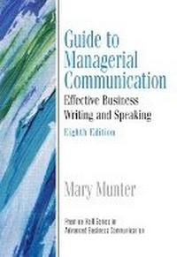Enlarge image Cover: Guide to Managerial Communication (Guide to Business Communication Series) - Pearson