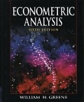Cover: Econometric Analysis - Prentice Hall