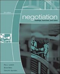 Enlarge image Cover: Negotiation: Readings, Exercises, and Cases - McGraw-Hill Professional