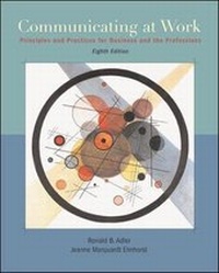 Enlarge image Cover: Communicating at Work: Principles and Practices for Business and Professionals with Student CD-ROM and PowerWeb - McGraw-Hill Professional