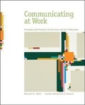 Cover: Communicating at Work: Principles and Practices for Business and the Professions - McGraw-Hill Professional