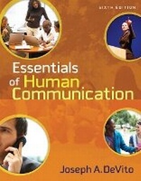 Enlarge image Cover: Essentials of Human Communication - Pearson