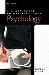 Enlarge image Cover: Short Guide to Writing about Psychology - Pearson