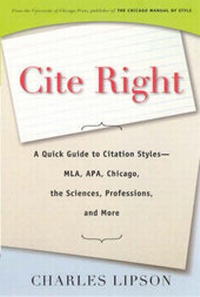 Enlarge image Cover: Cite Right - University of Chicago Press