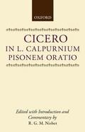 Cover: In L. Calpurnium Pisonem Oratio - Oxford University Press