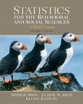 Cover: Statistics for the Behavioral and Social Sciences - Pearson