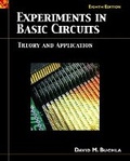 Cover: Experiments in Basic Circuits Theory and Application - Pearson