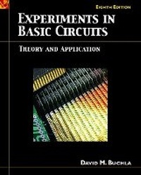 Enlarge image Cover: Experiments in Basic Circuits Theory and Application - Pearson