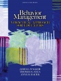 Enlarge image Cover: Behavior Management - Pearson