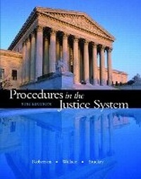 Enlarge image Cover: Procedures in the Justice System - Pearson