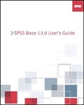 Cover: SPSS 13.0 Base Users Guide - Pearson
