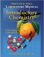 Cover: Prentice Hall Lab Manual Introductory Chemistry - Pearson