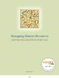 Cover: Managing Human Resources - Pearson