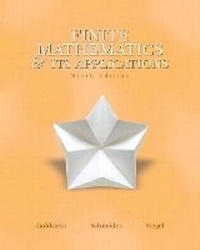 Enlarge image Cover: Finite Mathematics and Its Application - Pearson