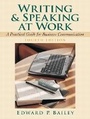 Cover: Writing and Speaking at Work - Pearson
