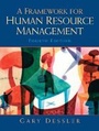 Cover: A Framework for Human Resource Management - Pearson