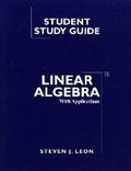 Cover: Student Study Guide for Linear Algebra with Applications - Pearson