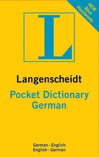 Enlarge image Cover: Pocket Dictionary German - Langenscheidt
