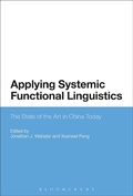 Cover: Applying Systemic Functional Linguistics - Bloomsbury Academic