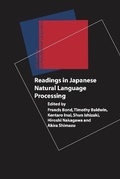 Cover: Readings in Japanese Natural Language Processing - Centre for the Study of Language & Information