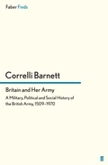 Cover: Britain and Her Army - Faber & Faber