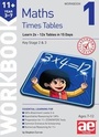 Cover: 11+ Times Tables Workbook 1 - Accelerated Education Publications Ltd