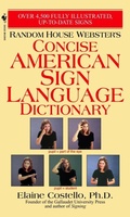 Cover: Random House Webster's Concise American Sign Language Dictionary - Bantam Books