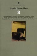 Cover: Harold Pinter Plays 3 - Faber & Faber