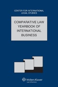 Cover: The Comparative Law Yearbook of International Business - Kluwer Law International
