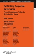 Cover: Rethinking Corporate Governance - Kluwer Law International