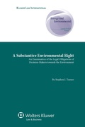 Abbildung von: A Substantive Environmental Right - Kluwer Law International