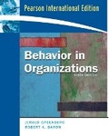 Cover: Behavior in Organizations - Pearson