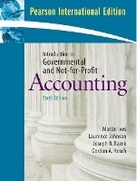 Enlarge image Cover: Introduction to Government and Not-for-Profit Accounting - Pearson