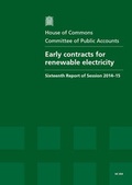 Cover: Early contracts for renewable electricity - TSO