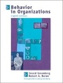 Cover: Behavior in Organizations - Pearson