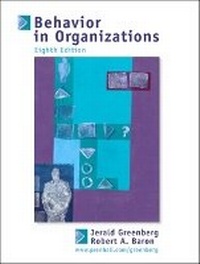 Enlarge image Cover: Behavior in Organizations - Pearson