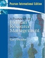 Cover: A Framework for Human Resource Management - Pearson