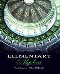 Abbildung von: Elementary Algebra - Pearson