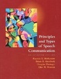 Cover: Principles and Types of Speech Communication - Routledge