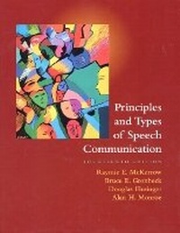 Enlarge image Cover: Principles and Types of Speech Communication - Routledge