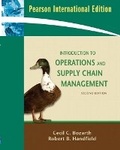 Cover: Introduction to Operations and Supply Chain Management - Pearson