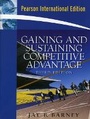 Cover: Gaining and Sustaining Competitive Advantage - Pearson