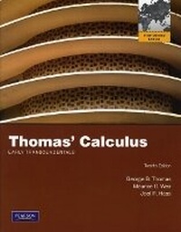 Enlarge image Cover: Thomas' Calculus Early Transcendentals - Pearson