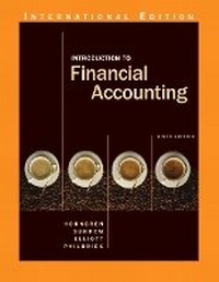 Enlarge image Cover: Introduction to Financial Accounting - Pearson