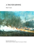Cover: A Time for Burning - CCI Press