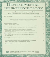 Enlarge image Cover: Origins of Language Disorders - Psychology Press Ltd