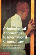 Cover: Criminological Approaches to International Criminal Law - Cambridge University Press